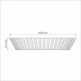 Kép 2/3 - Tramontina Brasil piteforma, 24cm