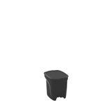 Kép 1/3 - Tramontina Compact szemetes, polipropilén, 7L, fekete