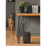 Kép 3/3 - Tramontina Compact szemetes, polipropilén, 7L, fekete