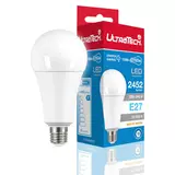 Kép 1/2 - UltraTech körte LED izzó, meleg fehér, E27, 19W, 2452lm