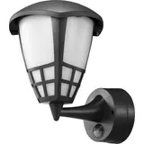 Kép 1/2 - UltraTech kültéri LED lámpatest mozgásérzékelővel, 15W, 1050lm, fekete