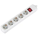 Kép 1/2 - UltraTech elosztó, 5 dugaljzat, újravezetékezhető, kapcsolóval, 250V, 16A