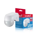 Kép 2/2 - UltraTech mozgásérzékelő, infravörös, 400/800W, 180°, fehér