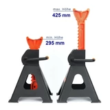 Kép 3/3 - Verda állítható alátámasztó bak, 295-425mm, 3T