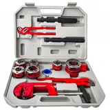 Kép 1/5 - Verke V07515 csőmenetmetsző készlet 10 részes