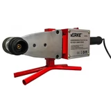 Kép 2/3 - Verke csőhegesztőgép műanyag csőhöz, 1.5kW, 20-63mm, 13db-os