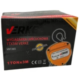 Kép 6/6 - Verke V87266 láncos emelő csörlő 2t, 3m
