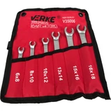 Kép 2/5 - Verke V35006 fékcsőkulcs készlet, 6-18mm, 6 részes