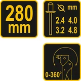Kép 3/4 - Vorel Popszegecsfogó forgófejes 2-8mm