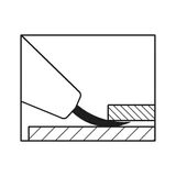 Kép 3/3 - Würth trapéz alakú penge, bimetál 61mm