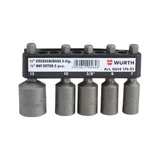 Kép 1/3 - Würth gépi dugókulcs készlet, 1/4&quot;, 5 darabos