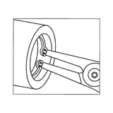 Kép 7/7 - Würth zégerfogó, C alak 85-140mm