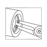 Kép 5/5 - Würth hajlított zégerfogó, D alak 12-25mm