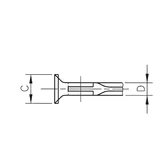 Kép 3/4 - Würth homlokcsípőfogó 115mm