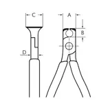 Kép 2/4 - Würth műszerész homlokcsípőfogó 120mm