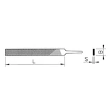 Kép 2/2 - Würth tompa végű laposreszelő, A típus 300mm H3