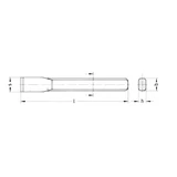 Kép 2/2 - Würth laposvéső 6453, 175mm