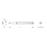 Kép 2/2 - Würth pontozó 7250, 12x150mm