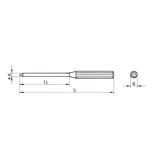 Kép 2/2 - Würth csapszegkiütő 6450, 6x180mm