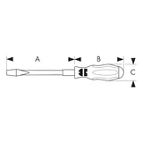 Kép 2/2 - Würth négyszög dörzsár 6x100mm