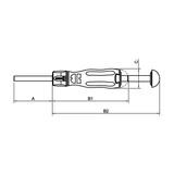 Kép 4/5 - Würth racsnis csavarhúzó, 12db bittel, gépkocsihoz/fémhez