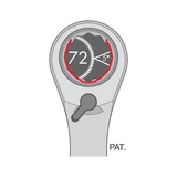 Kép 4/6 - Würth racsnis csillag-villáskulcs, tartógyűrűvel 10mm