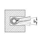 Kép 3/5 - Würth racsnis csillag-villáskulcs, tartógyűrűvel 8mm