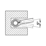 Kép 2/4 - Würth racsnis csillag-villáskulcs, tartógyűrűvel 13mm