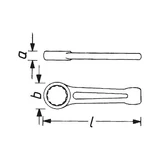 Kép 2/2 - Würth csillag ütőkulcs, speciális ütésálló 75mm