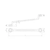 Kép 2/4 - Würth RedLine csillagkulcs, metrikus 6x7mm