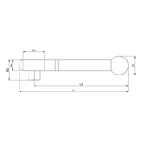 Kép 2/5 - Würth racsnis kar, szabadonfutó rövid 72mm