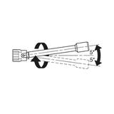 Kép 3/3 - Würth dönthető hosszabbító, gömbvégű 1/4&quot; 75mm