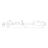 Kép 2/5 - Würth csuklós fejű, teleszkópos, racsnis kar 3/8&quot; 258-373mm