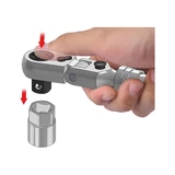 Kép 5/5 - Würth csuklós fejű, teleszkópos, racsnis kar 3/8&quot; 258-373mm