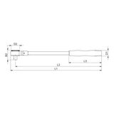 Kép 2/2 - Würth csuklós fejű racsnis kulcs 1/2&quot; 264mm