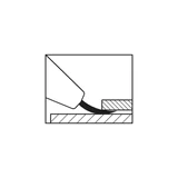 Kép 3/3 - Würth trapéz alakú penge, bimetál 61mm