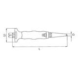 Kép 2/2 - Würth pontozó 10x120mm