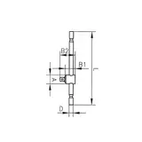 Kép 2/2 - Würth T- hajtókar 3/4&quot; 430mm