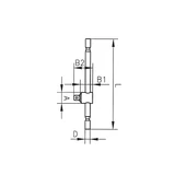 Kép 2/2 - Würth T- hajtókar 3/4&quot; 430mm