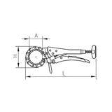 Kép 2/3 - Würth láncos csővágó 270mm