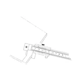 Kép 2/3 - Würth állítható jelölő karctű 0-200mm