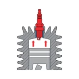 Kép 2/2 - Würth menetes persely gyújtógyertya javításhoz M14x1,25x15,8mm