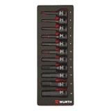 Kép 1/4 - Würth 1/2&quot; gépi dugókulcs készlet, hatlapú 2.4.1, 11 részes