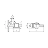 Kép 2/3 - Würth Heuer párhuzamsatu 100mm