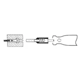 Kép 2/2 - Würth sarukiszedő szerszám 3.2-3.6mm