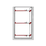 Kép 2/2 - Würth ajtókeret kitámasztó 570-960mm