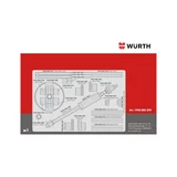Kép 6/6 - Würth kerékcsapágy szerelő főkészlet 62-85mm, 32 részes