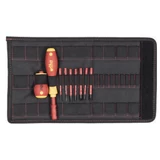 Kép 1/3 - Wiha SlimVario szigetelt csavarhúzó készlet, cserélhető slimbit, SL+PZ+SL/PZx75mm, 9 részes