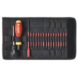 Kép 1/3 - Wiha TorqueVario szigetelt nyomaték csavarhúzó készlet, 0.8-5Nm, SL+PH+PZ+SL/PZ+Torx, 18 részes