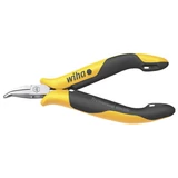 Kép 1/2 - Wiha Professional lapos-kerekcsőrű fogó, ESD, hajlított csőr, 45°, 120mm